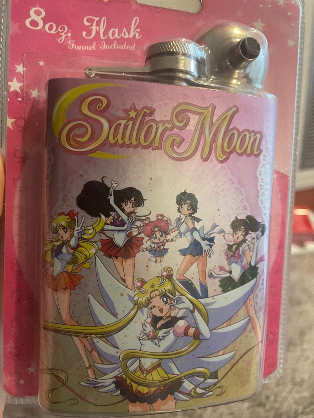 Rare new Sailor Moon Flask, 8 ox